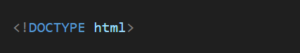 doctype html