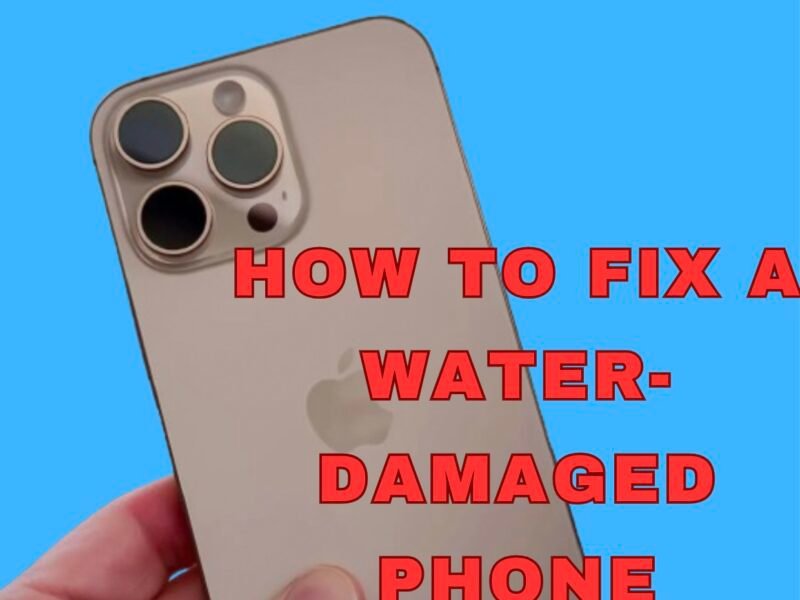 How to fix a phone that has water damage