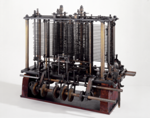 Charles Babbage's Difference Engine - One of the early computing devices