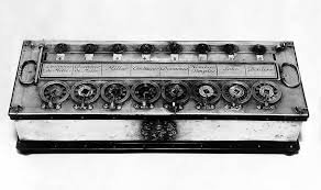 Pascaline Calculator - One of the early computing devices.